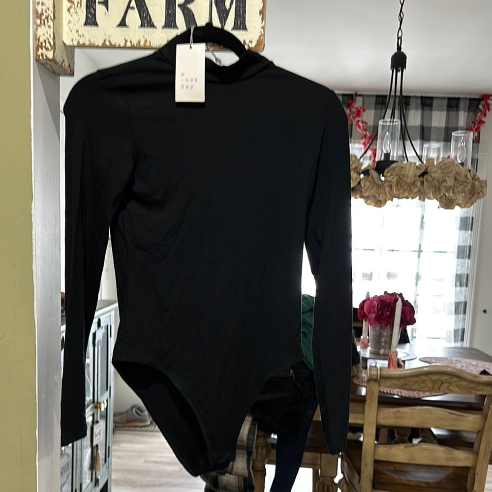 A New Day Black Bodysuit